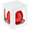 Елочный шар Finery Matt, 10 см, матовый красный с логотипом в Астрахани заказать по выгодной цене в кибермаркете AvroraStore