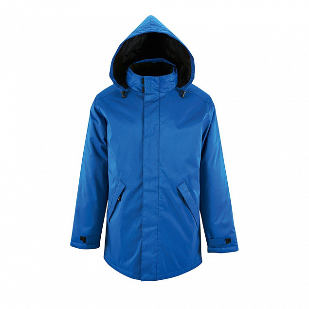 Куртка на стеганой подкладке ROBYN, ярко-синяя с логотипом в Астрахани заказать по выгодной цене в кибермаркете AvroraStore