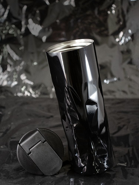 Термостакан Gems Black Morion, черный морион с логотипом в Астрахани заказать по выгодной цене в кибермаркете AvroraStore