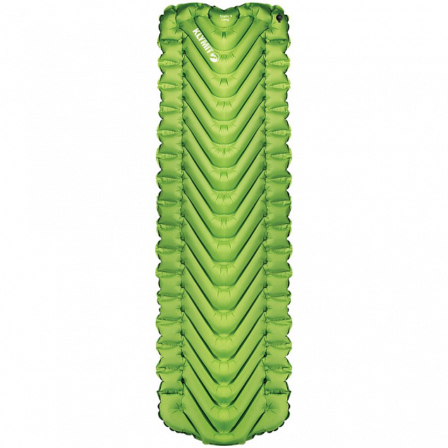 Надувной коврик Static V Long, зеленый с логотипом в Астрахани заказать по выгодной цене в кибермаркете AvroraStore