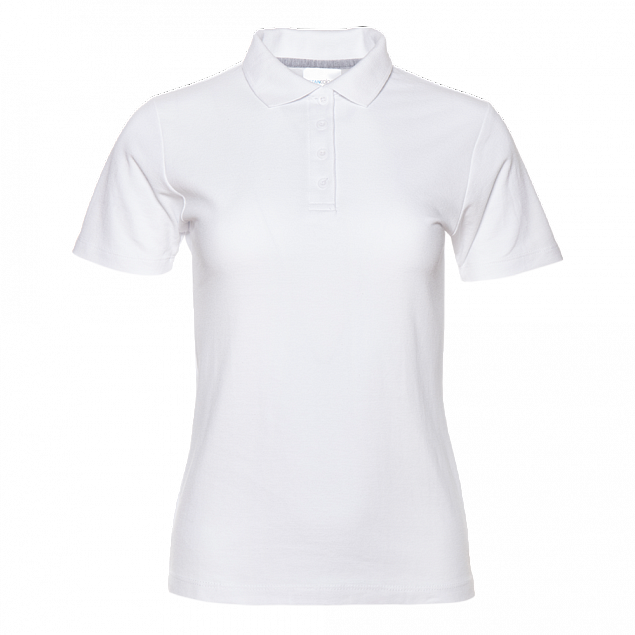 Рубашка поло Рубашка женская 104W Белый с логотипом в Астрахани заказать по выгодной цене в кибермаркете AvroraStore