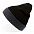 Шапка вязаная  двойная "Wind", с отворотом_темно-серый,100% акрил  с логотипом в Астрахани заказать по выгодной цене в кибермаркете AvroraStore
