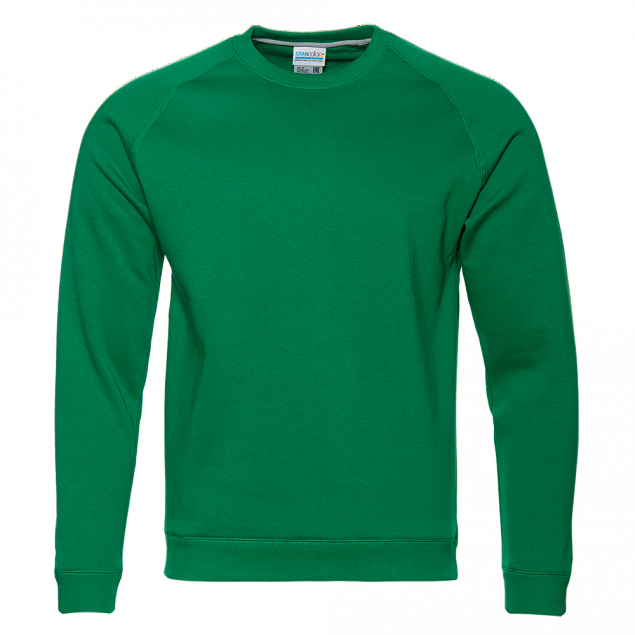 Толстовка StanSweatshirt Зелёный с логотипом в Астрахани заказать по выгодной цене в кибермаркете AvroraStore