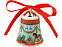 Новогодний колокольчик «Ретро» с логотипом в Астрахани заказать по выгодной цене в кибермаркете AvroraStore