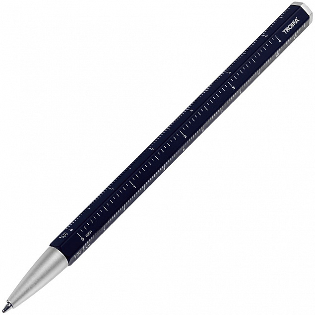 Ручка шариковая Construction Basic, темно-синяя с логотипом в Астрахани заказать по выгодной цене в кибермаркете AvroraStore