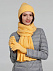 Шарф Capris, желтый с логотипом в Астрахани заказать по выгодной цене в кибермаркете AvroraStore
