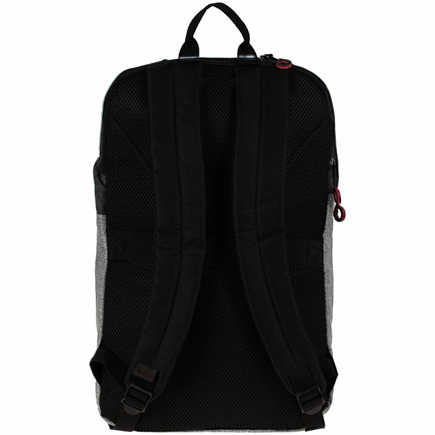 Рюкзак для ноутбука Burst Argentum, серый с темно-серым с логотипом в Астрахани заказать по выгодной цене в кибермаркете AvroraStore