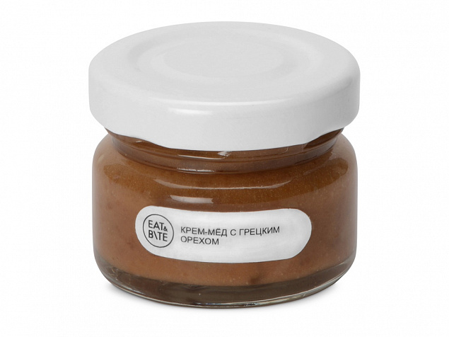 Крем-мёд с грецким орехом с логотипом в Астрахани заказать по выгодной цене в кибермаркете AvroraStore