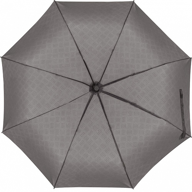 Зонт складной Hard Work с проявляющимся рисунком, серый с логотипом в Астрахани заказать по выгодной цене в кибермаркете AvroraStore