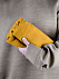 Флисовый плед Warm&Peace, желтый с логотипом в Астрахани заказать по выгодной цене в кибермаркете AvroraStore