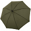 Зонт-трость Nature Stick AC, зеленый с логотипом в Астрахани заказать по выгодной цене в кибермаркете AvroraStore