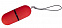 Флешка «Капсула», красная, 8 Гб с логотипом в Астрахани заказать по выгодной цене в кибермаркете AvroraStore