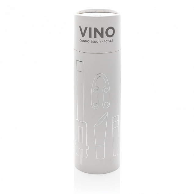 Профессиональный винный набор Vino, 4 шт. с логотипом в Астрахани заказать по выгодной цене в кибермаркете AvroraStore