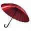 Зонт-трость «Спектр», черный с логотипом в Астрахани заказать по выгодной цене в кибермаркете AvroraStore