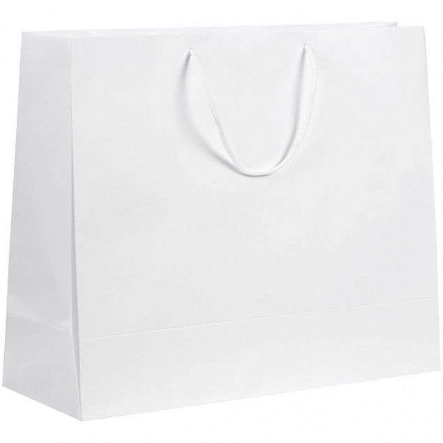 Пакет «Крафт», белый, L с логотипом в Астрахани заказать по выгодной цене в кибермаркете AvroraStore