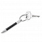 Ручка-брелок Construction Micro, черный с логотипом в Астрахани заказать по выгодной цене в кибермаркете AvroraStore