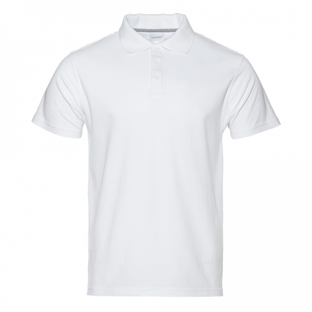 Рубашка поло Рубашка мужская 104 Белый с логотипом в Астрахани заказать по выгодной цене в кибермаркете AvroraStore