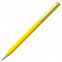 Ручка шариковая Hotel Chrome, ver.2, желтая с логотипом в Астрахани заказать по выгодной цене в кибермаркете AvroraStore
