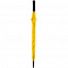 Зонт-трость Lanzer, желтый с логотипом в Астрахани заказать по выгодной цене в кибермаркете AvroraStore