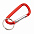 Карабин ZOKО, красный, алюминий с логотипом в Астрахани заказать по выгодной цене в кибермаркете AvroraStore