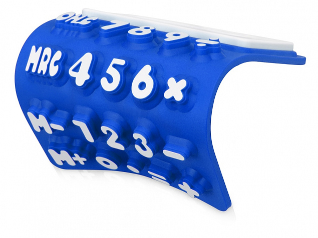 Калькулятор Splitz, ярко-синий с логотипом в Астрахани заказать по выгодной цене в кибермаркете AvroraStore