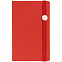 Блокнот Shall Round, красный с логотипом в Астрахани заказать по выгодной цене в кибермаркете AvroraStore