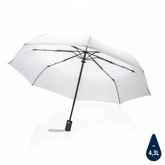 Автоматический плотный зонт Impact из RPET AWARE™, 21" с логотипом в Астрахани заказать по выгодной цене в кибермаркете AvroraStore