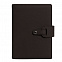 Ежедневник-портфолио Passage, коричневый, эко-кожа, недатированный кремовый блок, подарочная коробка с логотипом в Астрахани заказать по выгодной цене в кибермаркете AvroraStore