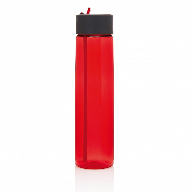 Бутылка для воды Tritan с трубочкой, 750 мл с логотипом в Астрахани заказать по выгодной цене в кибермаркете AvroraStore
