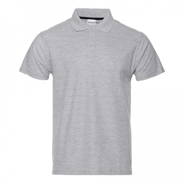 Рубашка поло Рубашка 104 Серый меланж с логотипом в Астрахани заказать по выгодной цене в кибермаркете AvroraStore