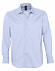 Рубашка мужская с длинным рукавом BRIGHTON, голубая с логотипом в Астрахани заказать по выгодной цене в кибермаркете AvroraStore