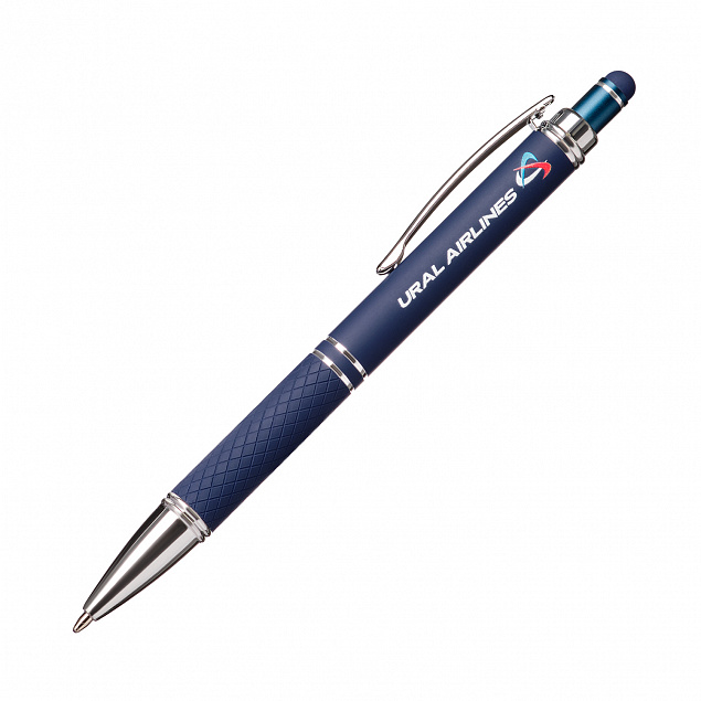 Шариковая ручка Alt, синий с логотипом в Астрахани заказать по выгодной цене в кибермаркете AvroraStore
