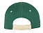 Бейсболка New Castle 6-ти панельная, зеленый/натуральный с логотипом в Астрахани заказать по выгодной цене в кибермаркете AvroraStore