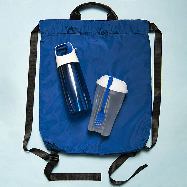 Набор подарочный FITKIT: бутылка для воды, контейнер для еды, рюкзак, красный с логотипом в Астрахани заказать по выгодной цене в кибермаркете AvroraStore