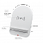 Беспроводное зарядное устройство Flatty (белый) с логотипом в Астрахани заказать по выгодной цене в кибермаркете AvroraStore