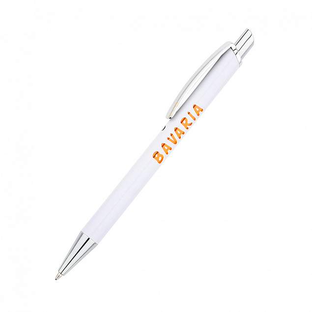 Ручка металлическая Bright - Оранжевый OO с логотипом в Астрахани заказать по выгодной цене в кибермаркете AvroraStore
