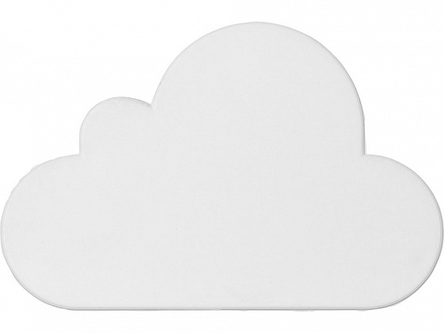 Антистресс Caleb cloud, белый с логотипом в Астрахани заказать по выгодной цене в кибермаркете AvroraStore
