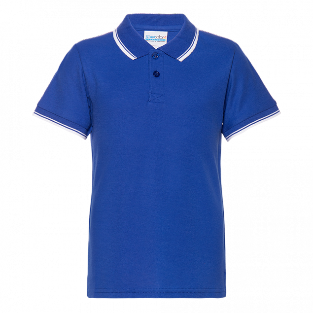 Рубашка поло StanTrophyJunior Синий с логотипом в Астрахани заказать по выгодной цене в кибермаркете AvroraStore