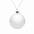 Елочный шар Finery Gloss, 8 см, глянцевый серебристый с глиттером с логотипом в Астрахани заказать по выгодной цене в кибермаркете AvroraStore