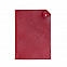 Чехол для паспорта PURE 140*90 мм., застежка на кнопке, натуральная кожа (гладкая), красный с логотипом в Астрахани заказать по выгодной цене в кибермаркете AvroraStore