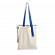 Шопер Superbag (неокрашенный с синим) с логотипом в Астрахани заказать по выгодной цене в кибермаркете AvroraStore