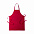 Фартук KONNER, красный, 20% хлопок, 80% полиэстер с логотипом в Астрахани заказать по выгодной цене в кибермаркете AvroraStore