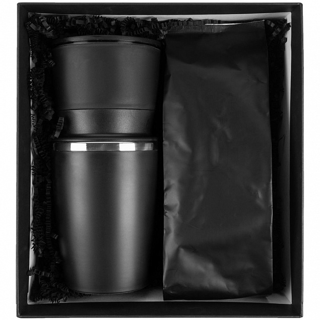 Набор Filter Coffee, черный с логотипом в Астрахани заказать по выгодной цене в кибермаркете AvroraStore