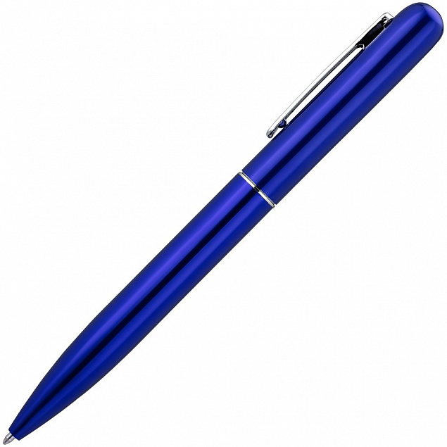 Ручка шариковая Scribo, синяя с логотипом в Астрахани заказать по выгодной цене в кибермаркете AvroraStore