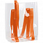 Шоппер Clear Fest, прозрачный с оранжевыми ручками с логотипом в Астрахани заказать по выгодной цене в кибермаркете AvroraStore