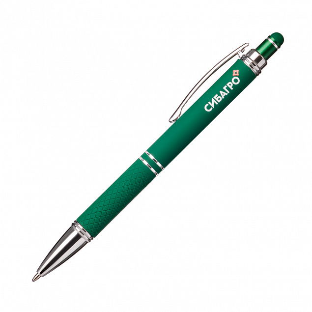 Шариковая ручка Alt, зеленый с логотипом в Астрахани заказать по выгодной цене в кибермаркете AvroraStore