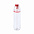 Бутылка для воды FIT, 700 мл; 24,5х7,4см, прозрачный с серым, пластик rPET с логотипом в Астрахани заказать по выгодной цене в кибермаркете AvroraStore