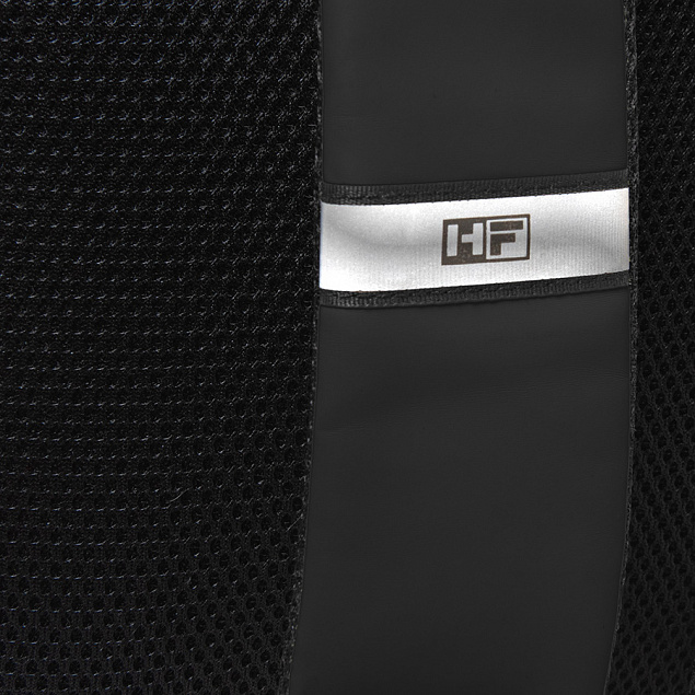Рюкзак "Go", чёрный, 41 х 29 х15,5 см, 100%  полиуретан с логотипом в Астрахани заказать по выгодной цене в кибермаркете AvroraStore