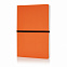 Блокнот формата A5, оранжевый с логотипом в Астрахани заказать по выгодной цене в кибермаркете AvroraStore