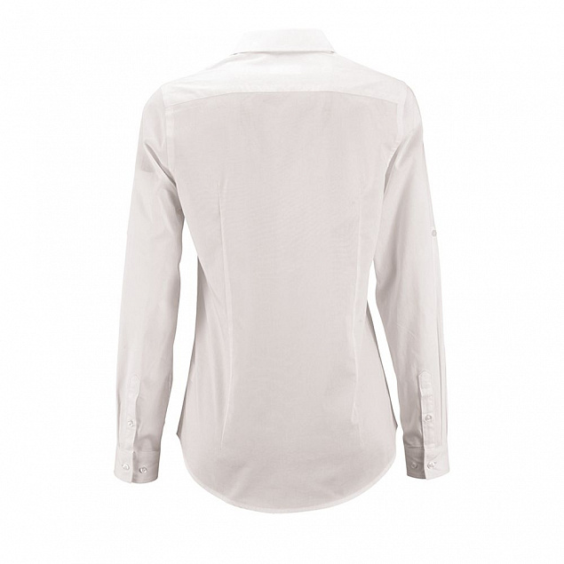 Рубашка женская BURMA WOMEN, белая с логотипом в Астрахани заказать по выгодной цене в кибермаркете AvroraStore
